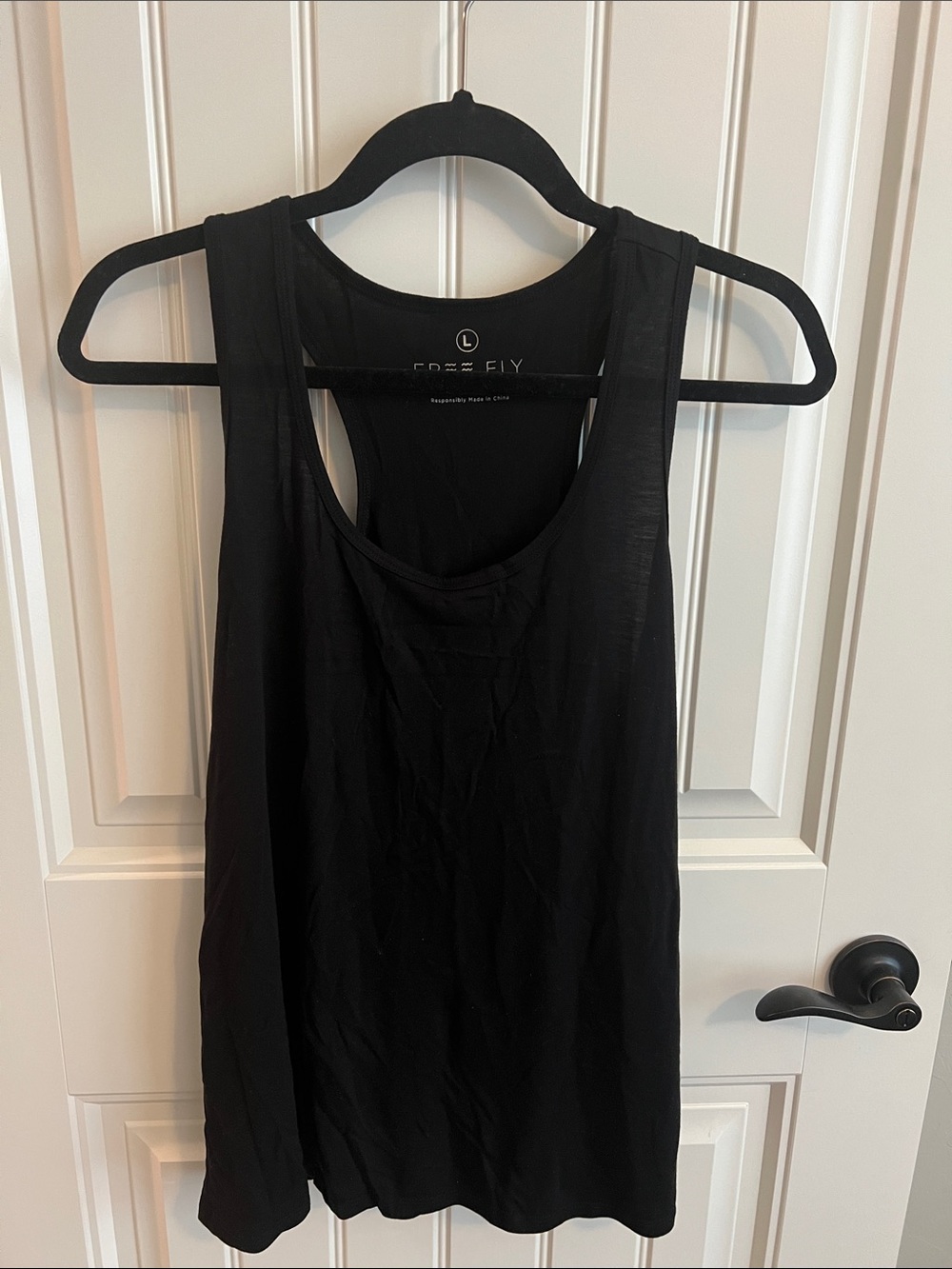 Free Fly Apparel Black Racerback Tank